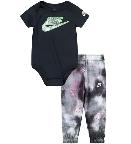 Nike Hosen/Body k/ä - Tie Dye - Schwarz