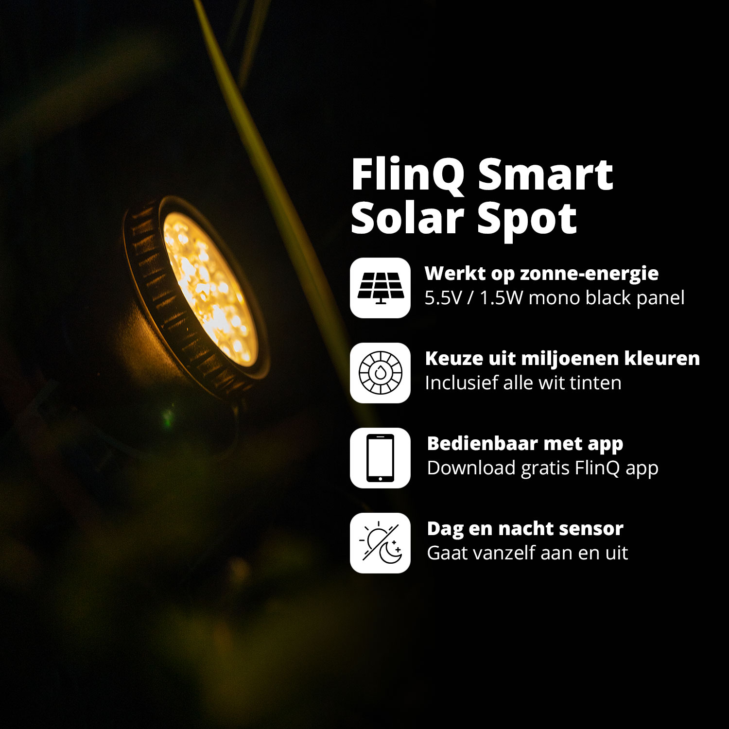 FlinQ Smart Camping solar spot
