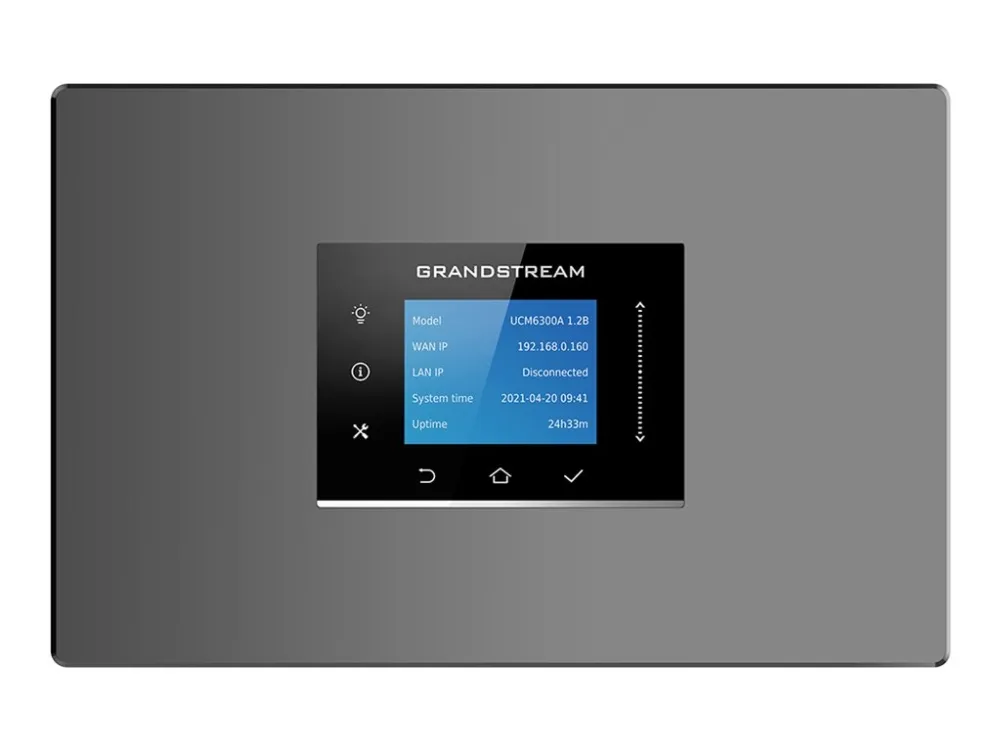 Grandstream UCM6300A - IP-PBX - 0 FXO-support - 0 FXS-support - 3 x 10/100/1000