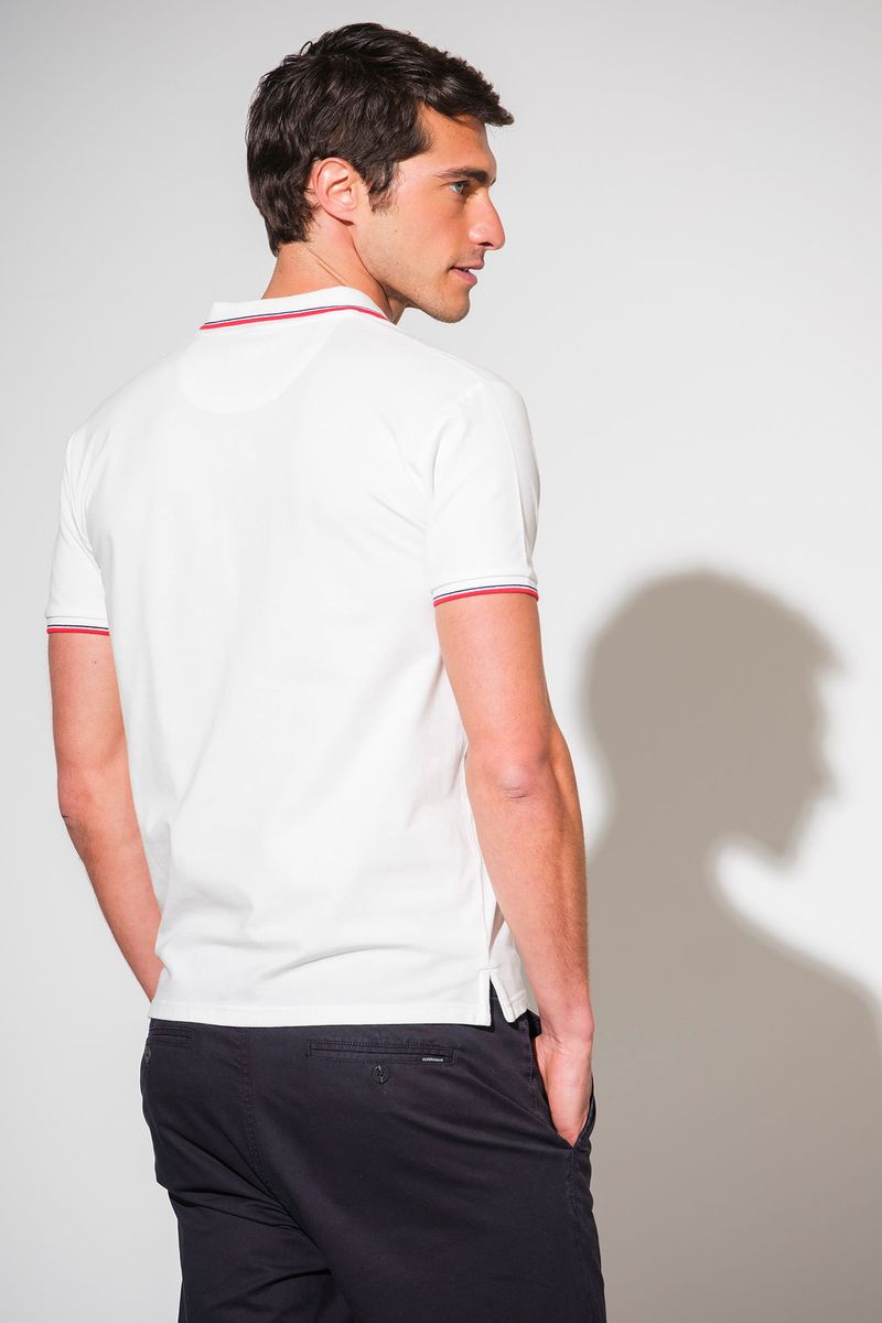 POLO MICRO PIQUET COM FECHO