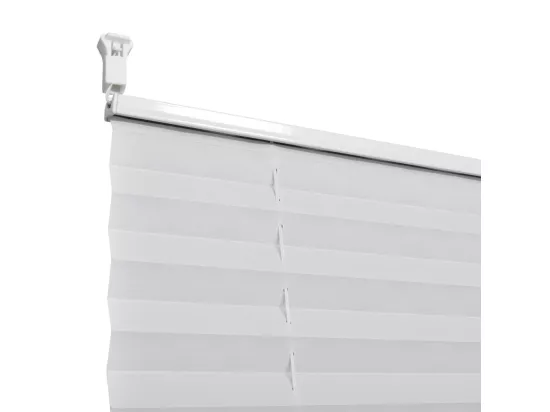 Store plissé en blanc blanche 100 x 80 x 100 cm 4102176