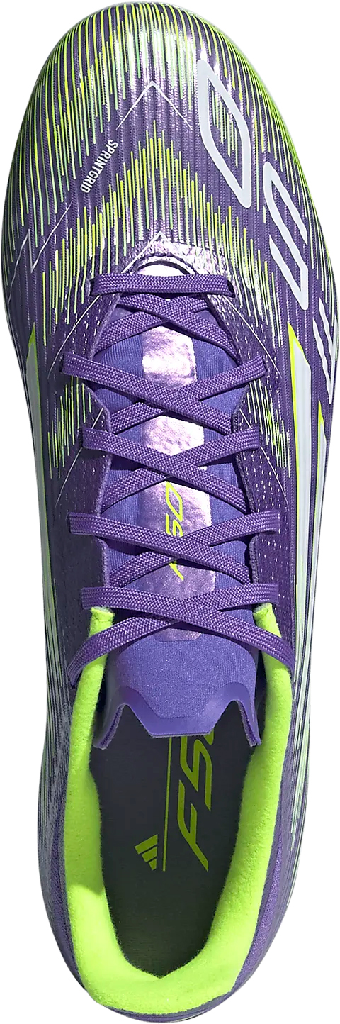 F50 League MG Purple Rush/Cloud White/Lucid Lemon