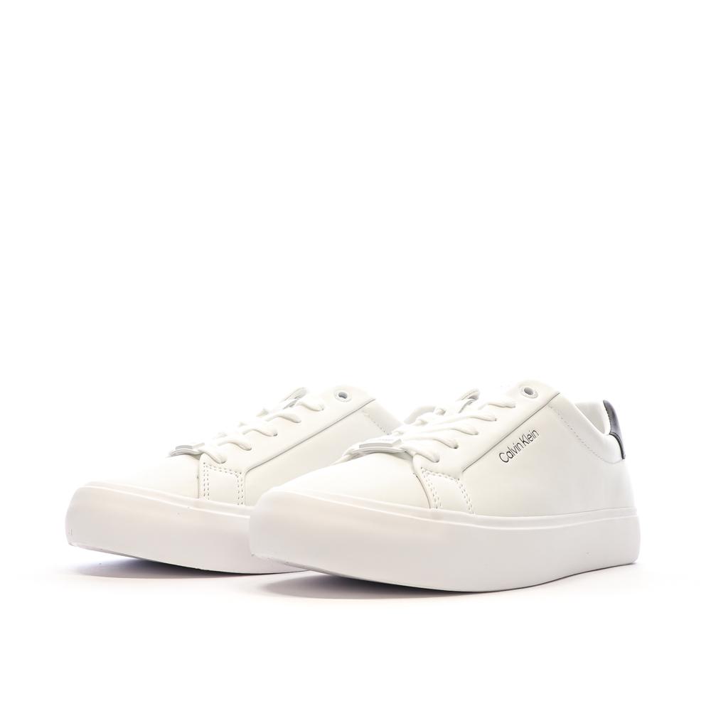 Calvin Klein Jeans Baskets Blanches Femme Calvin Klein Jeans Vulcanized