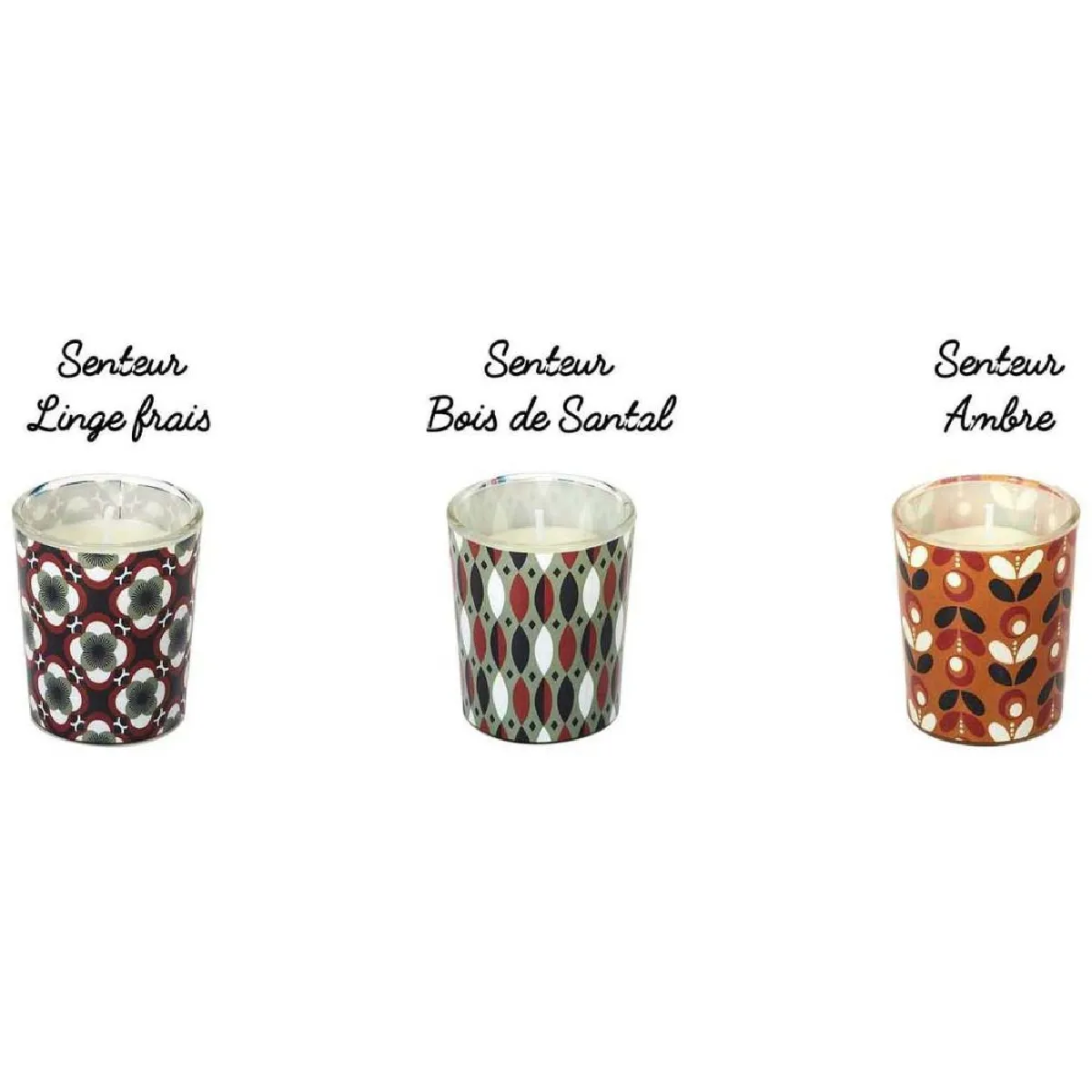 The Home Deco Factory Coffret Bougies Rétro
