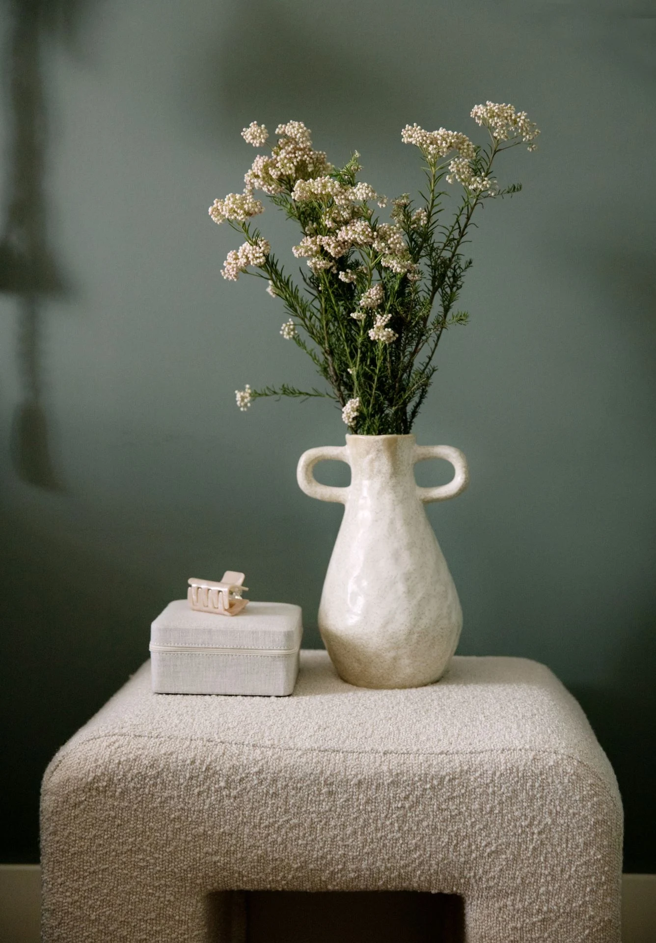 Vase lys beige - 17,8x15,2x27 cm