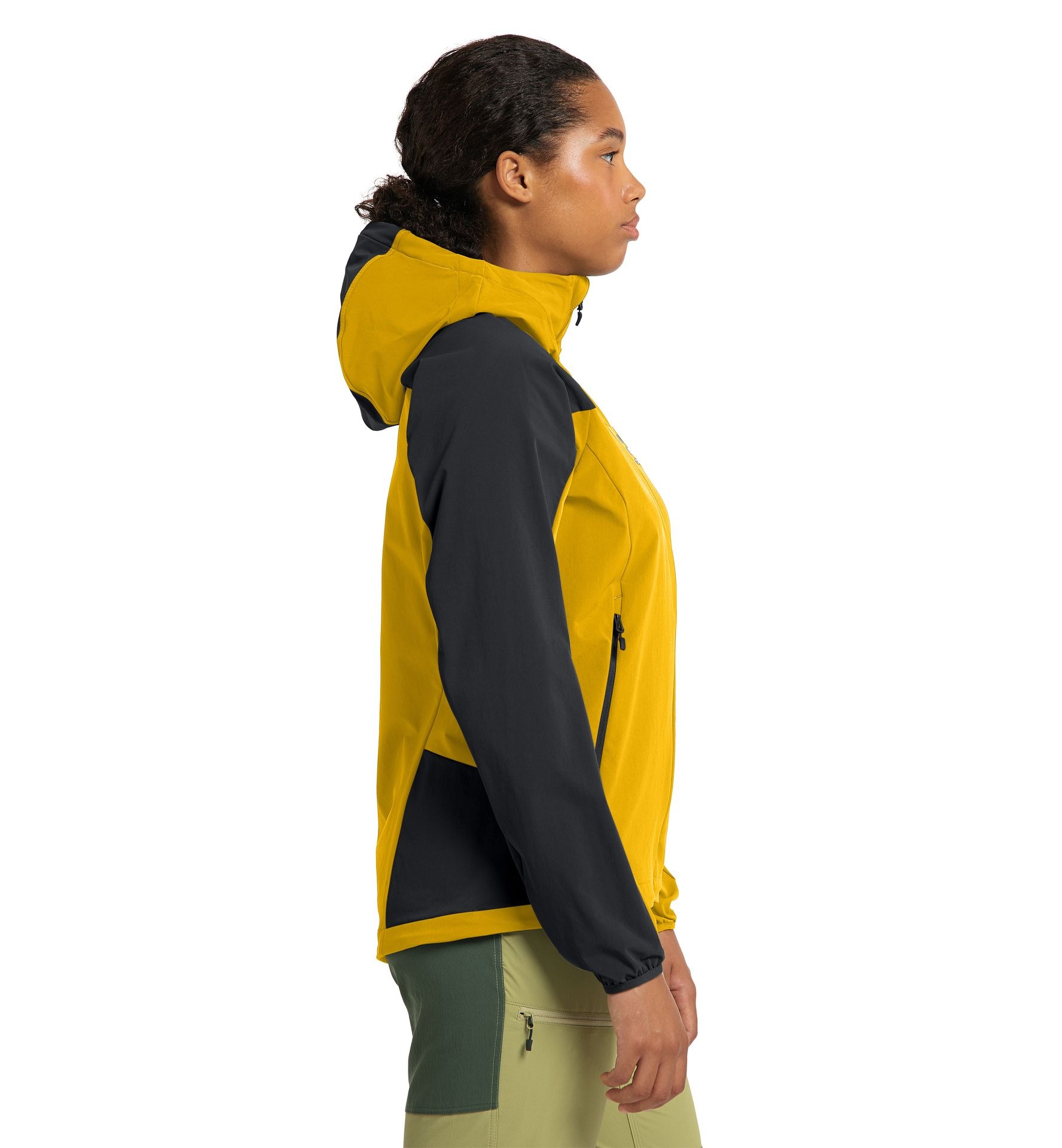 Morän Hood Dame Pumpkin Yellow/Magnetite