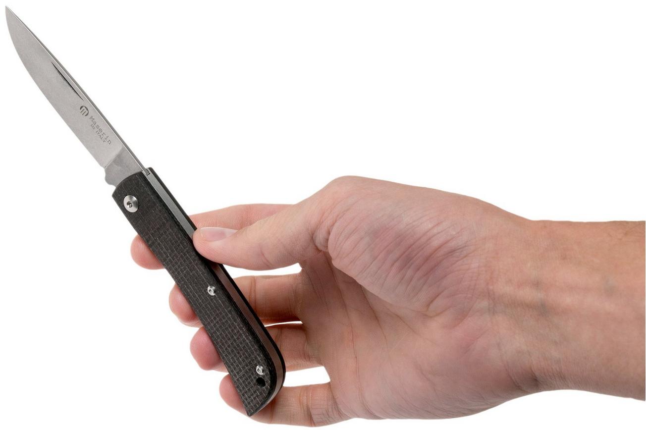Maserin Scout Grey Micarta zakmes, 163-MG