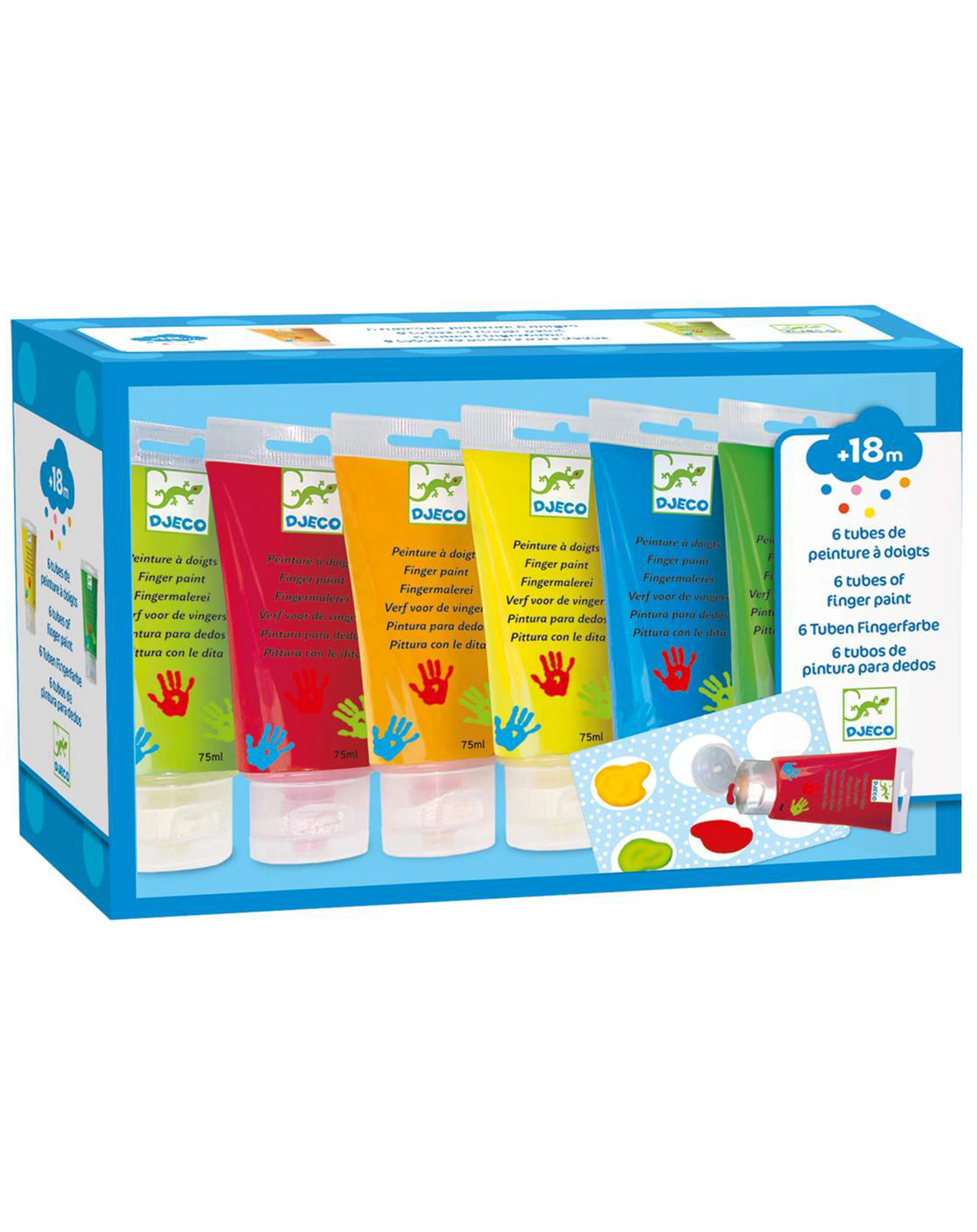Fingerfarben: PAINT'S TUBES 6er-Pack in bunt