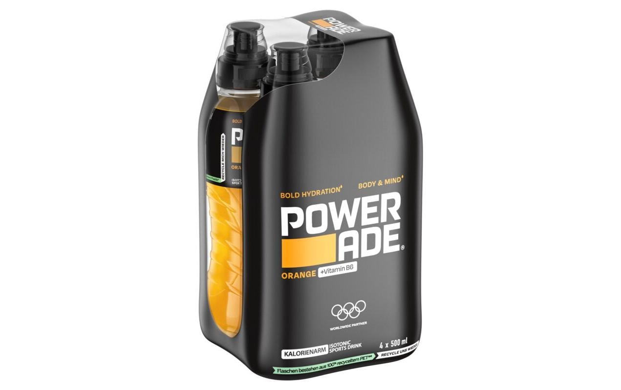 Sportgetränk Orange 4 x 0.5 lIsotonisches Getränk mit Orangengeschmack