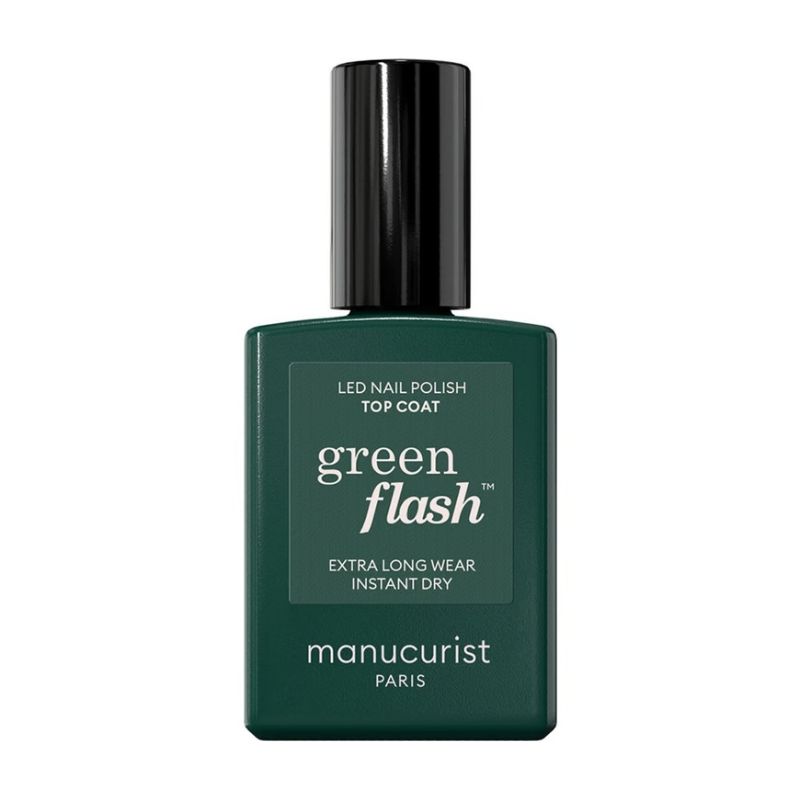 Top Coat semi-permanent LED Green Flash Manucurist 15ml