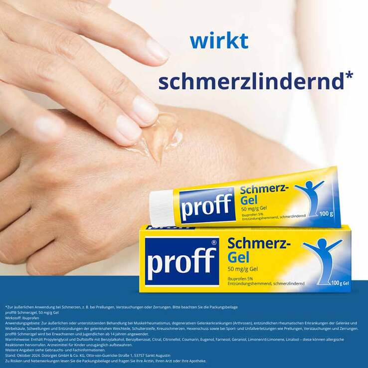 Proff Schmerzgel 50 mg/g, 100 g
