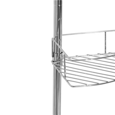 Étagère de douche télescopique inox
