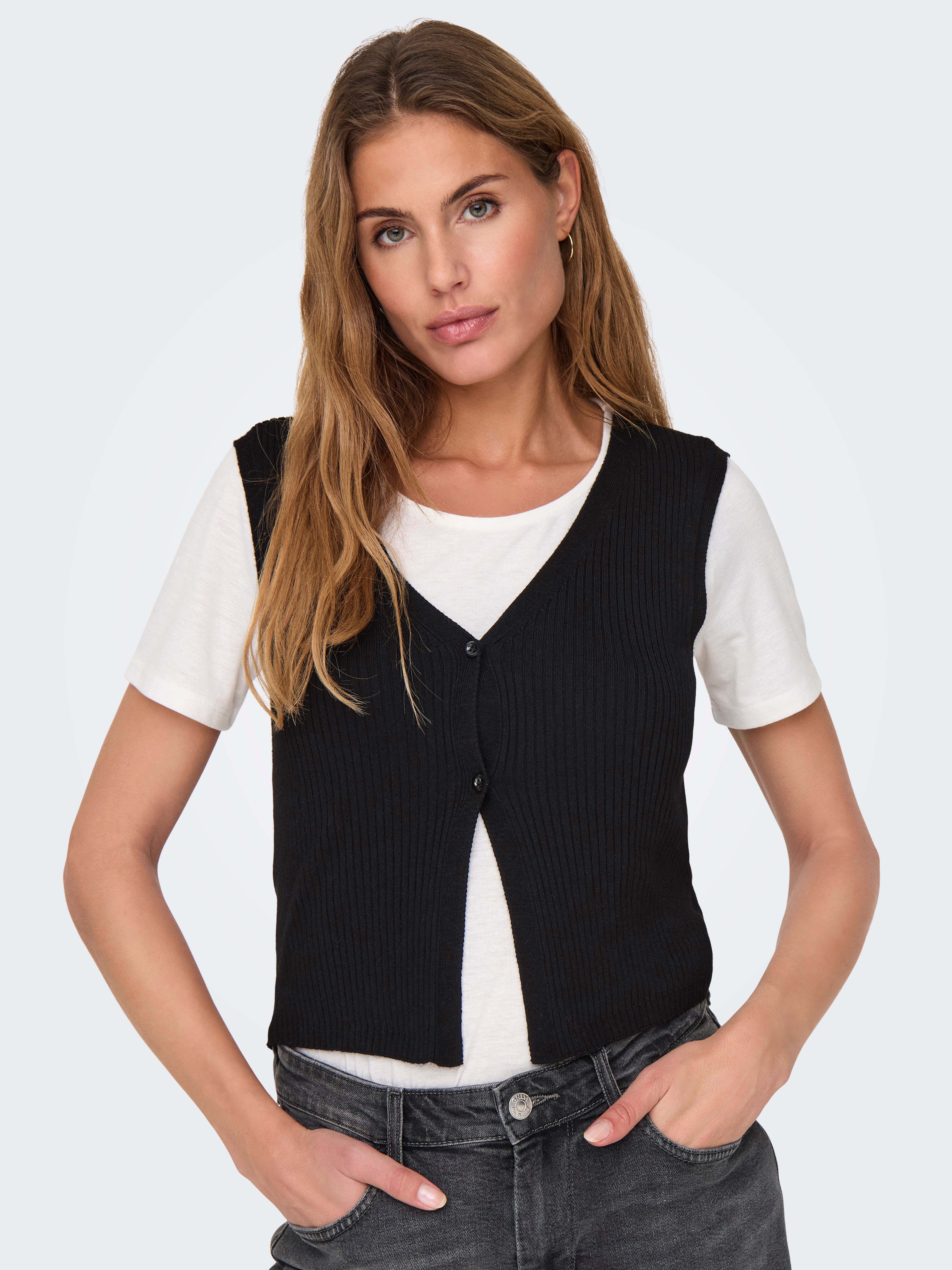 ONLLEVA Weste Black