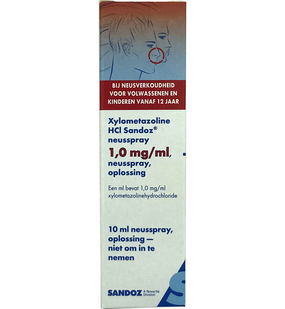 Sandoz Xylometazoline 1mg/ml spray (10 ml)