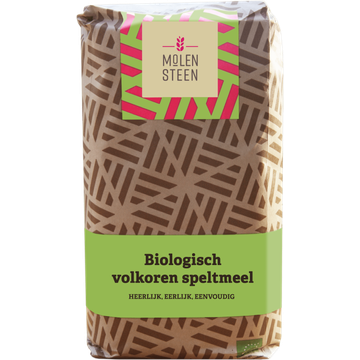 Molensteen Biologisch Volkoren Speltmeel 1kg