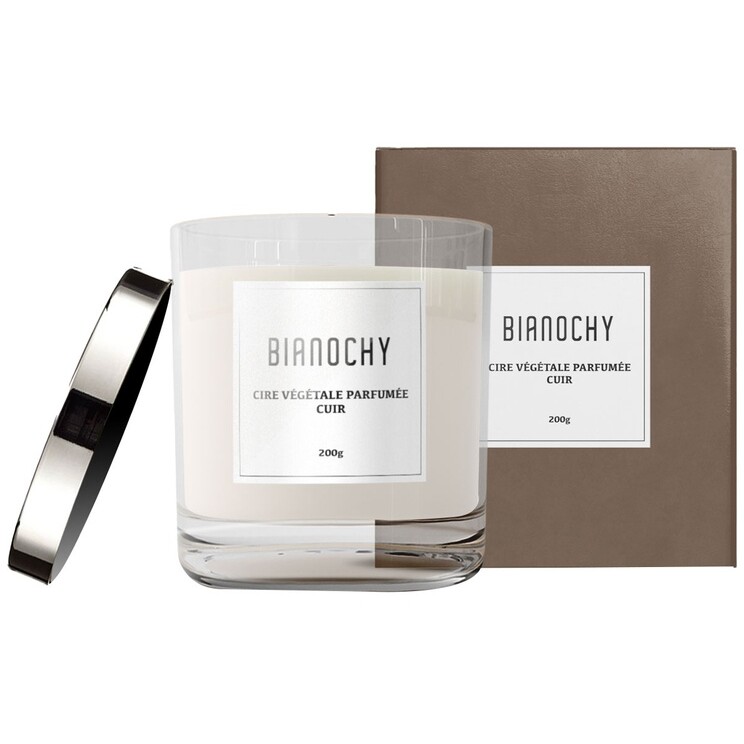 Bougie parfumée - Cuir - 200 g