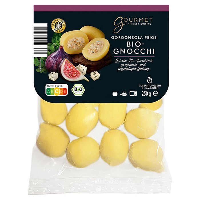 GOURMET FINEST CUISINE Bio-Gnocchi gefüllt 250 g, Gorgonzola-Feige