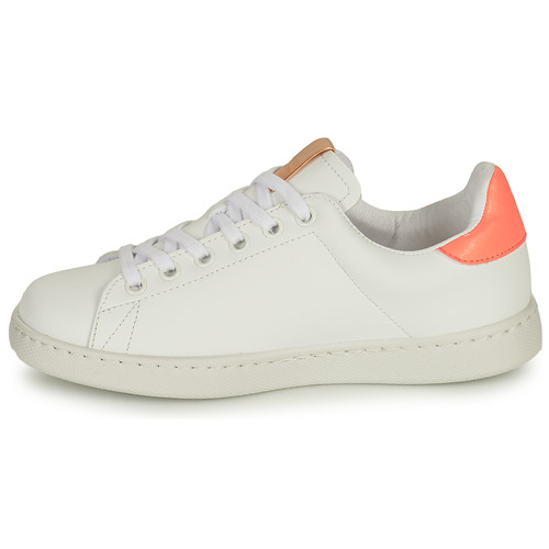 Victoria - TENIS VEGANA CONTRASTE - Blanc / Rose