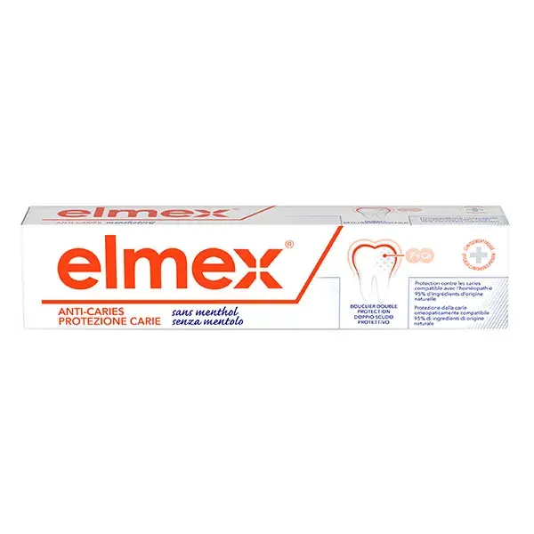 Pasta de dentes Elmex sem mentol 75ml