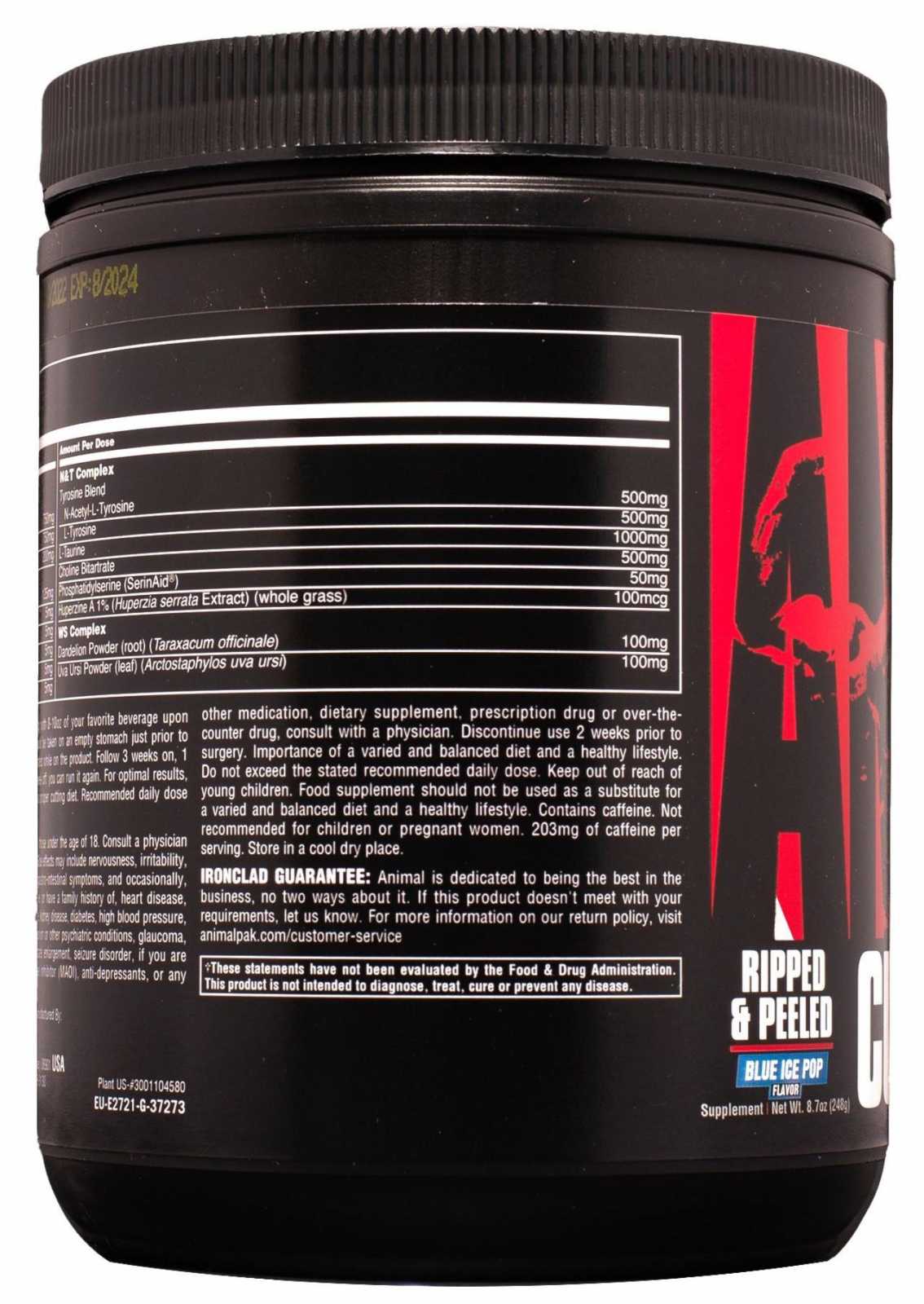 Universal Nutrition Cut Powder - 42 porções