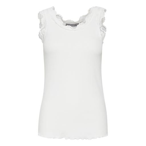 Fransa Hizamond Top, Hvid, XXL