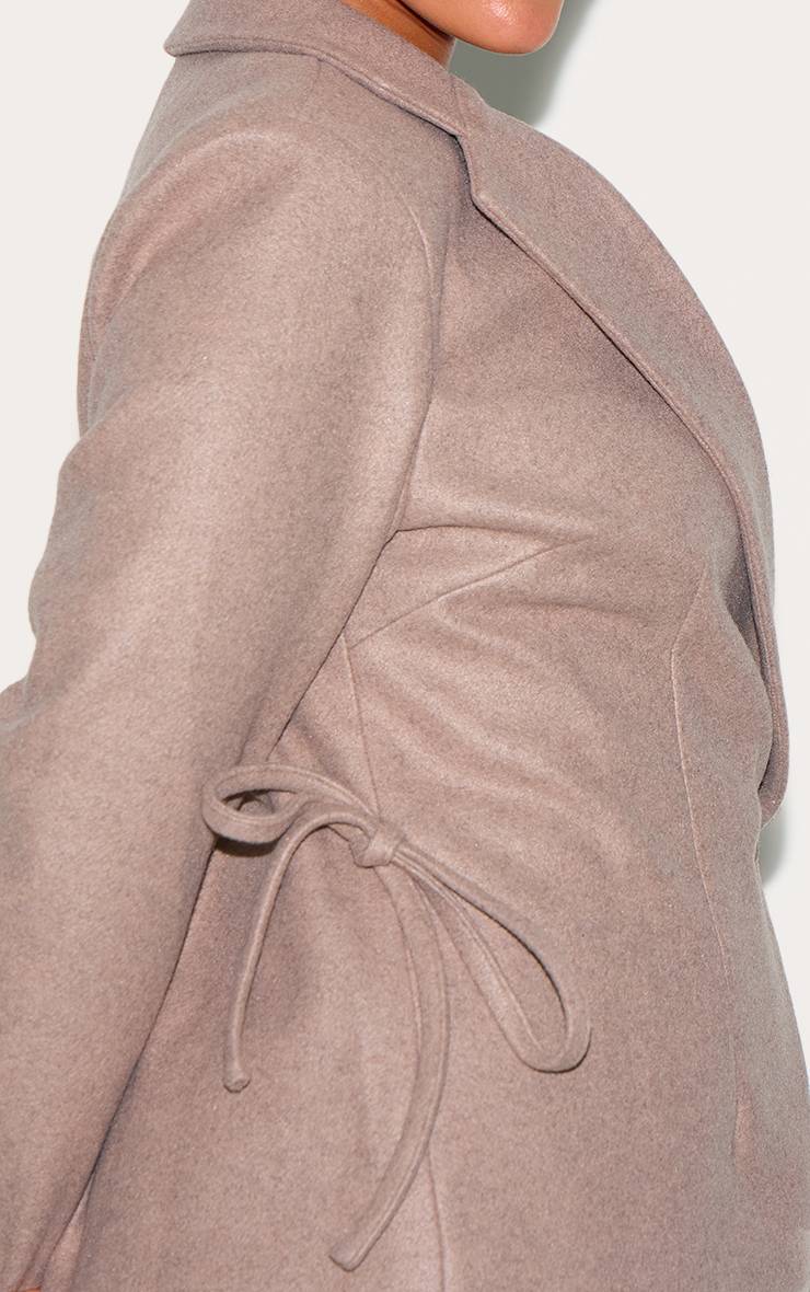 Champignon Blazer Aspect Laine Cintré Plus