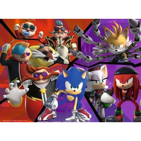 Ravensburger XXL Puzzle - Nichts kann Sonic aufhalten, 100 Teile