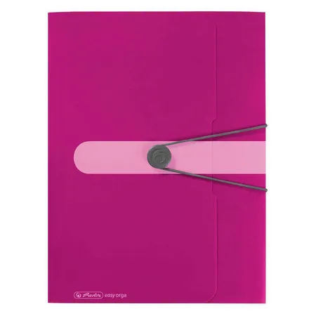 Herlitz Gummizugmappe PP A4 Opak Beere easy ergo to go