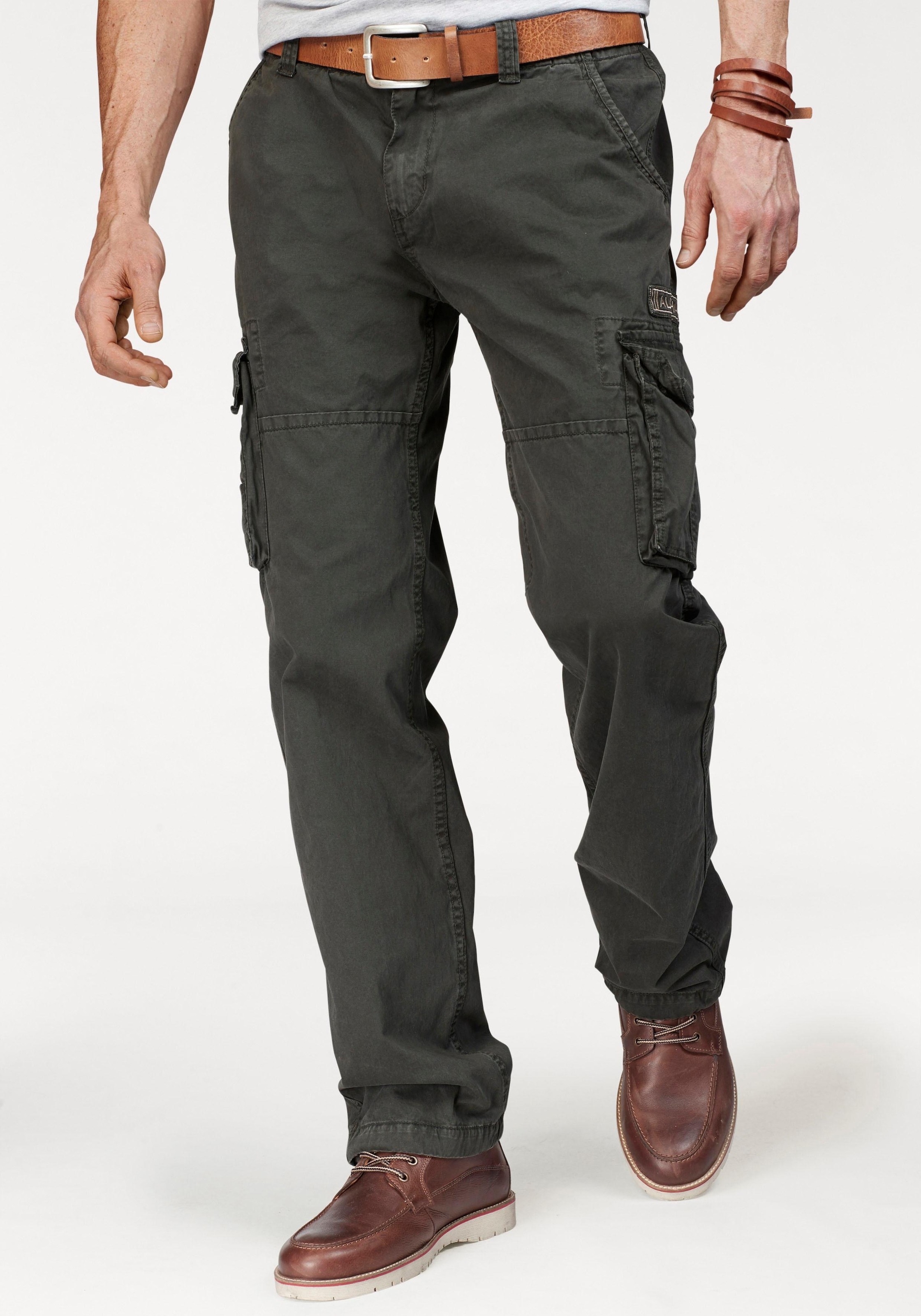 Alpha Industries Cargohose »Jet Pant«  mit seitlichen Cargotaschen und Kordelzug am Beinabschluss
