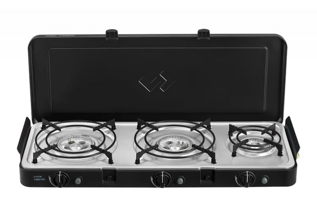 Cadac 3 Cook Turbo FFD Deluxe Campingkocher mit 3 Brennern 5,5 kW