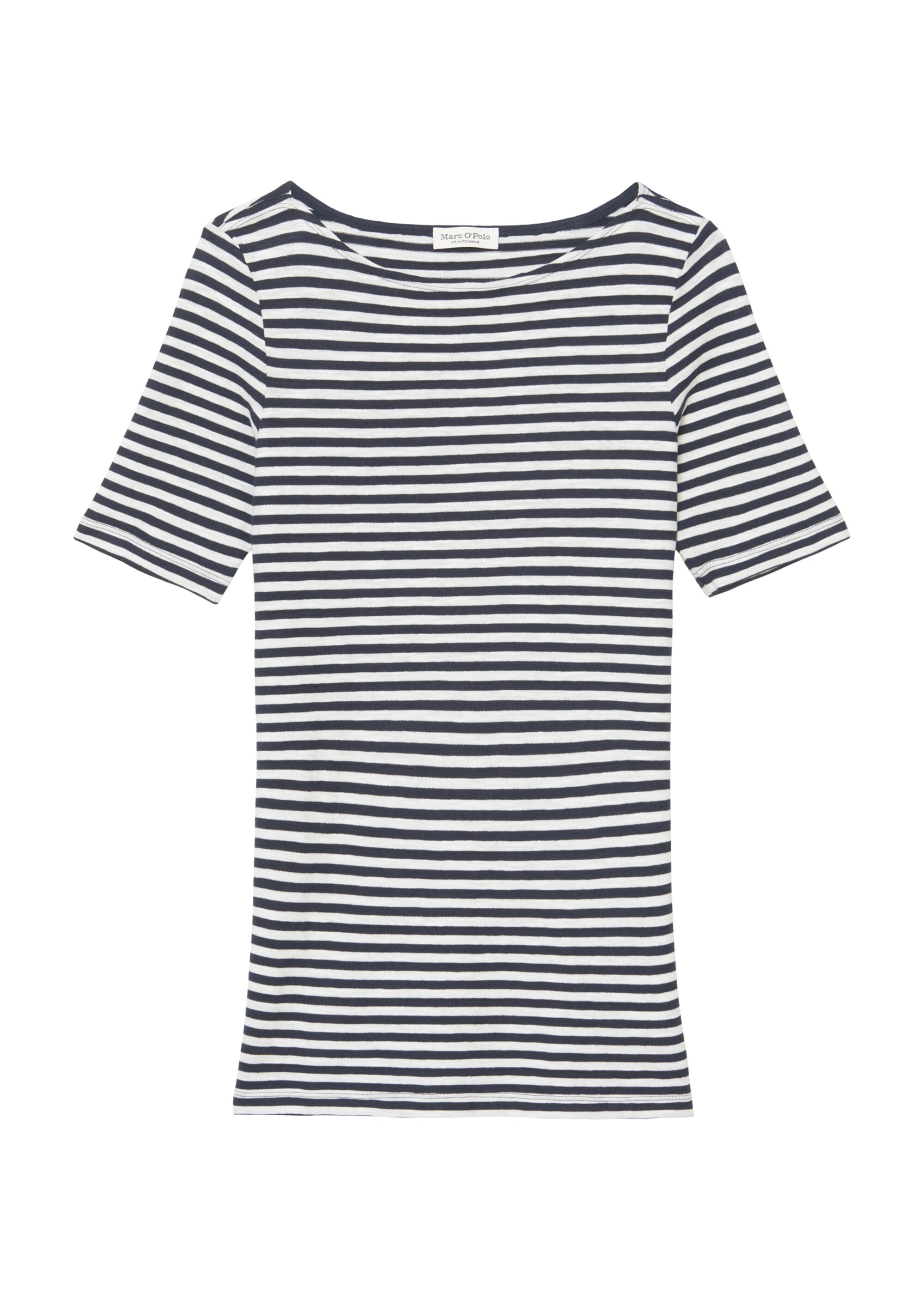 Gestreiftes T-Shirt slim aus Organic Cotton-Jersey