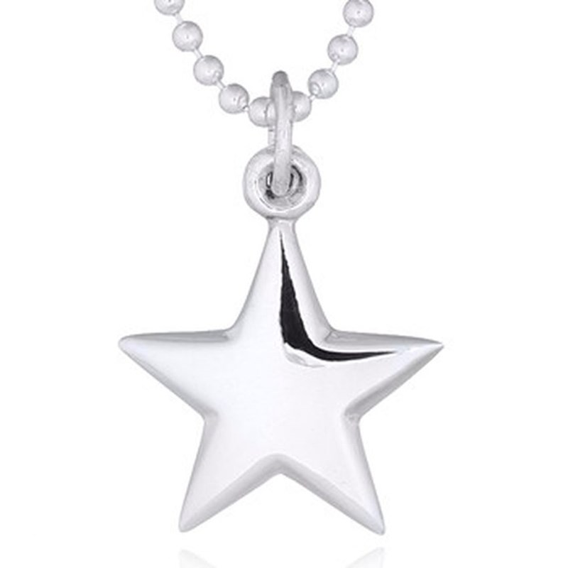 Collier étoile en argent