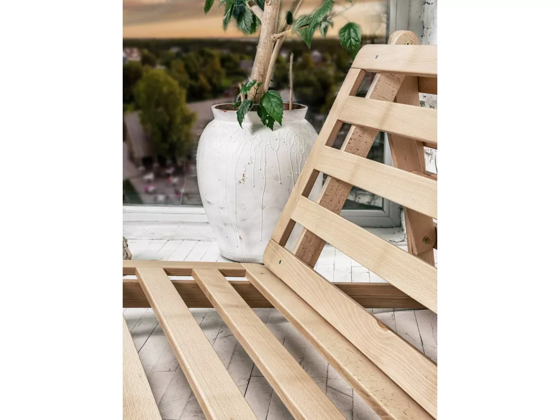Canapé lit convertible futon layti Crème
