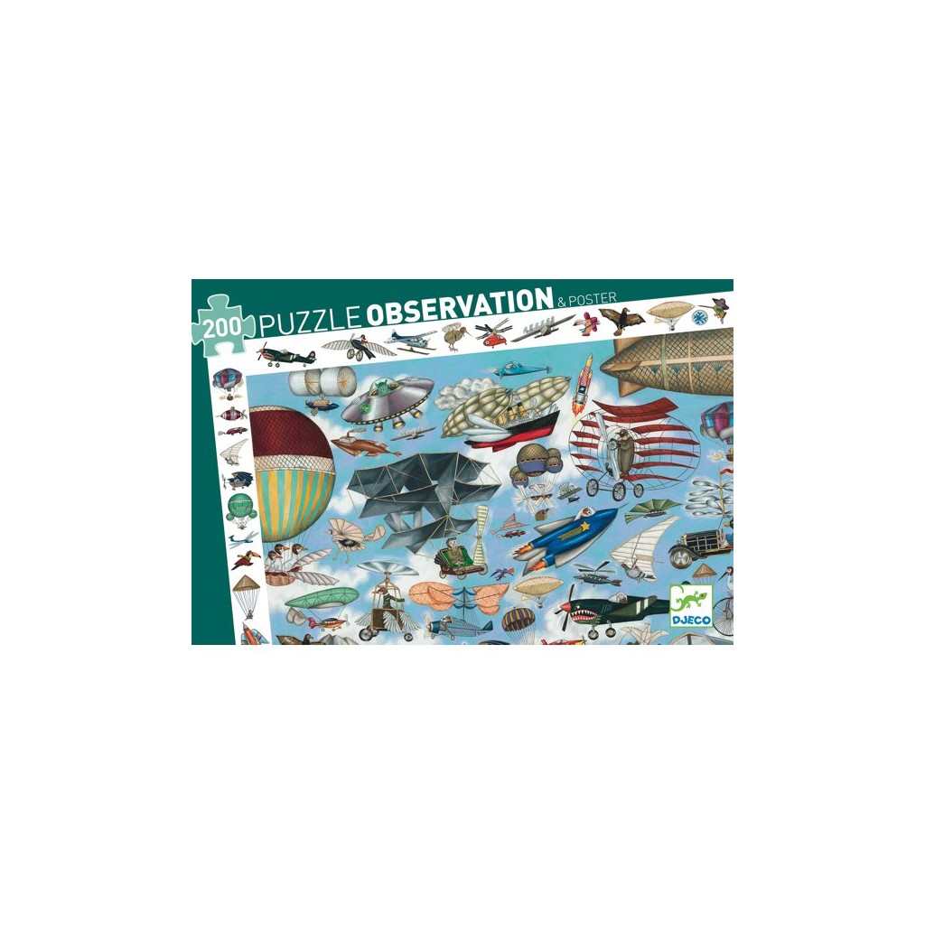 Puzzle Observation : Aéro Club – 200 Pièces