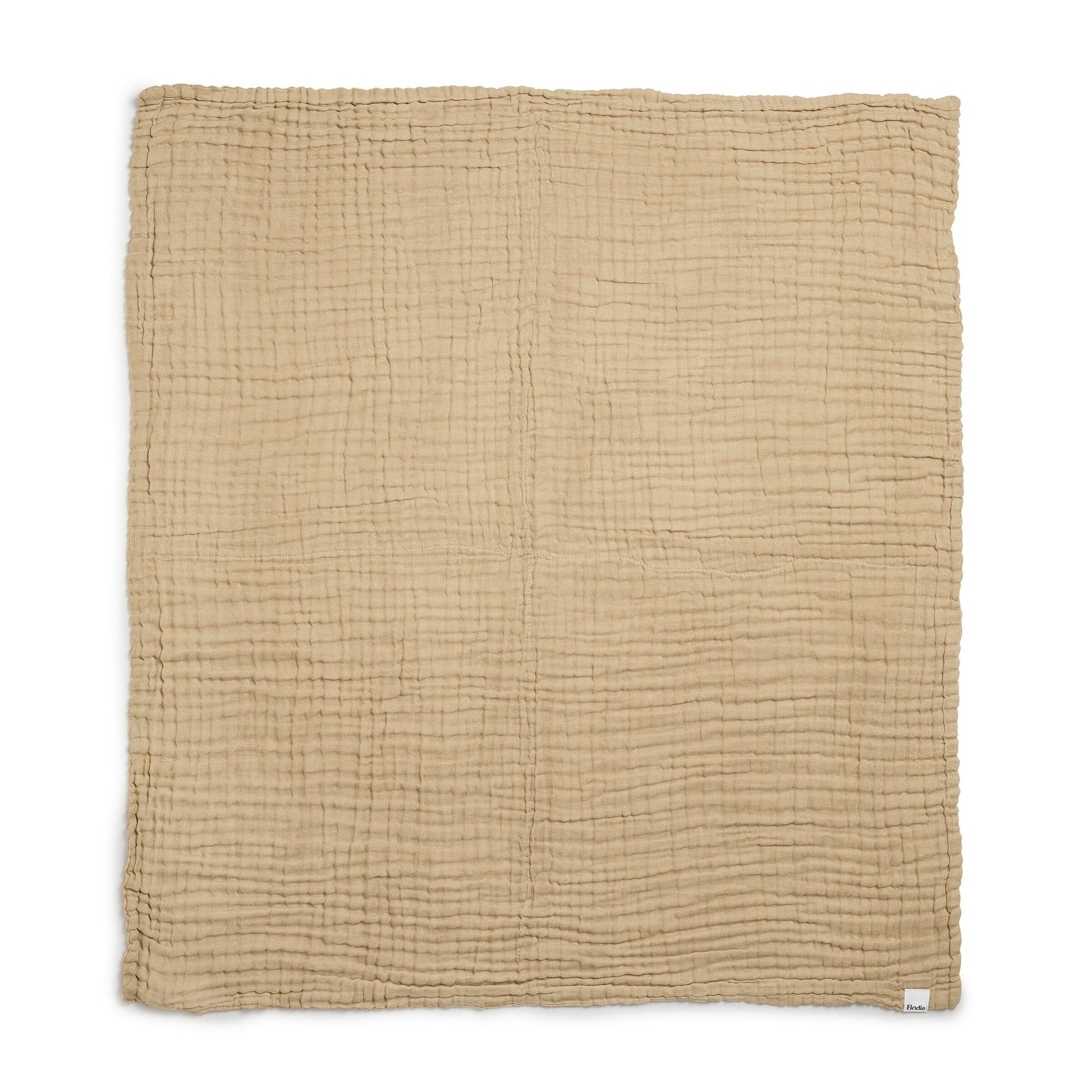 Elodie Crinkled Blanket - Pure Khaki