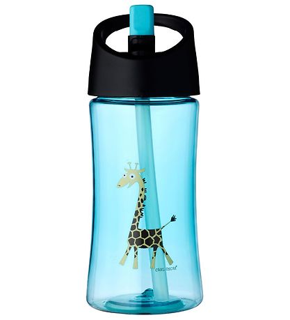 Carl Oscar Trinkflasche - 350 ml - Turquoise Giraffe