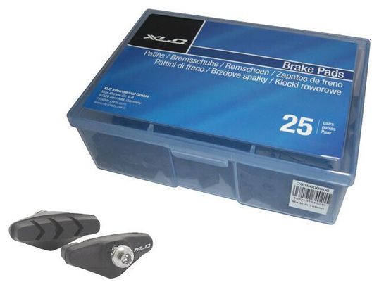 Patins de Frein XLC BS-R01 pour Jante Aluminium (25 Paires)