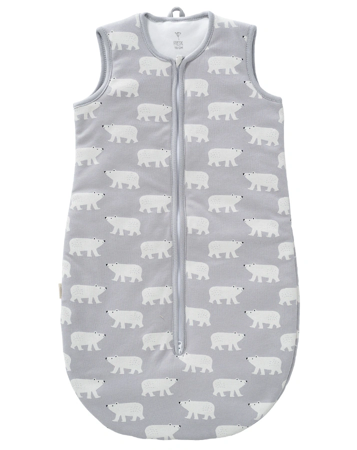 Schlafsack POLAR BEAR gefüttert in grau