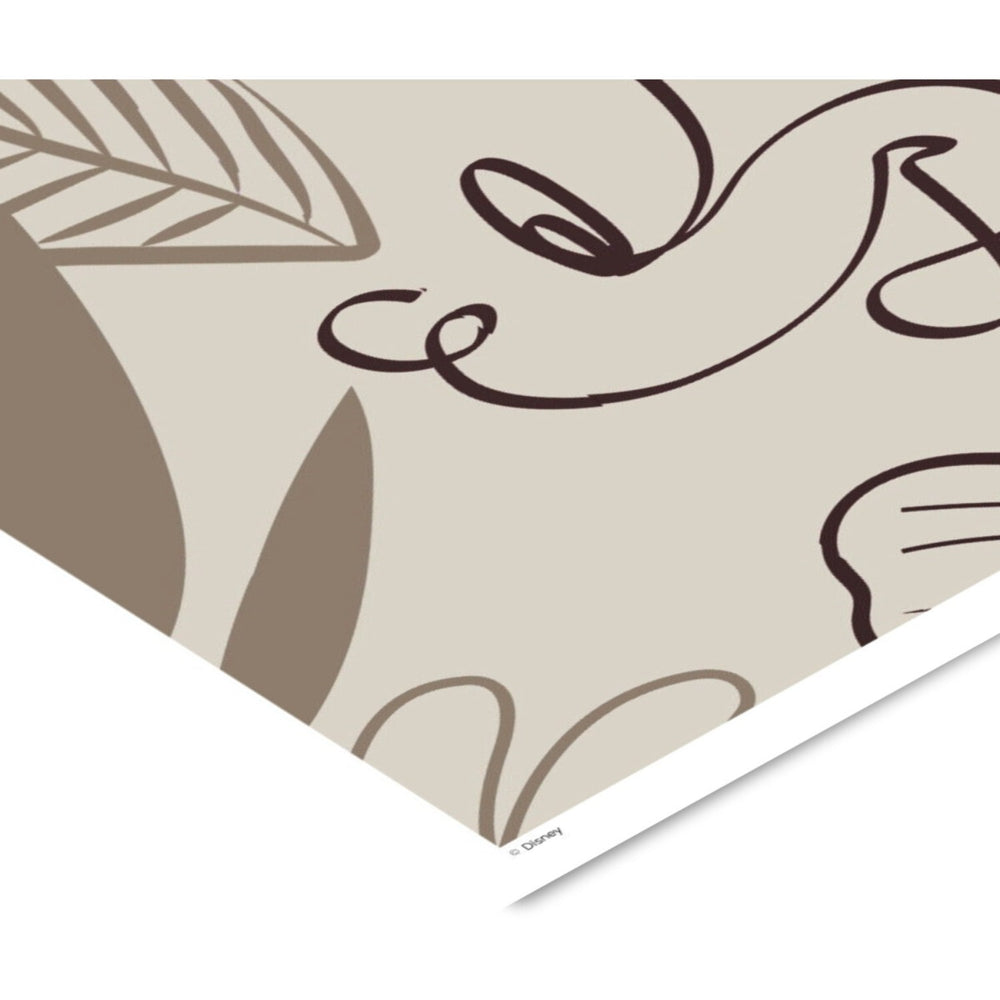 Køb Poster & Frame Disney - Brown Leaves Mickey