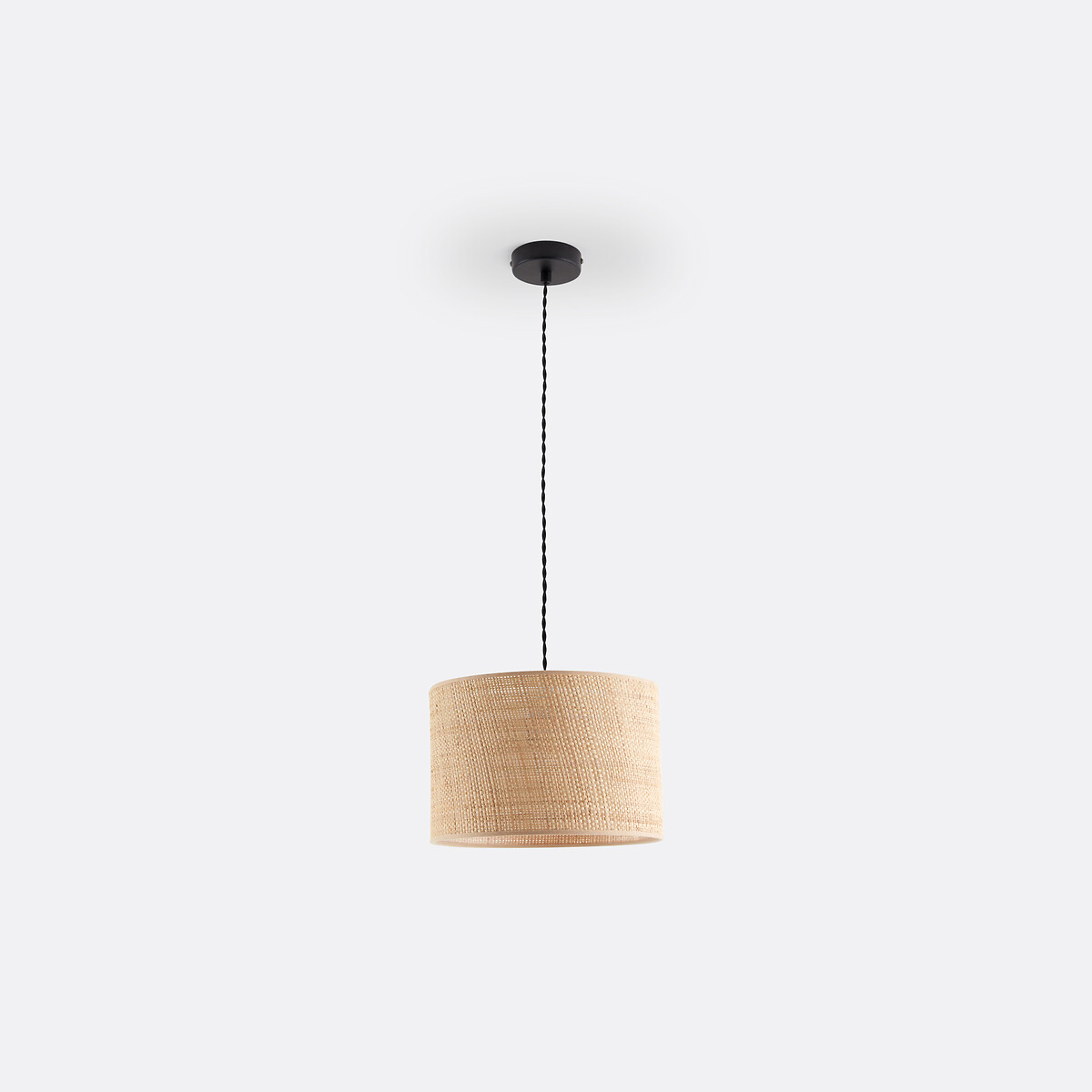 LA REDOUTE INTERIEURS<br>Candeeiro suspenso/abajur em ráfia Ø30 cm, Dolkie
