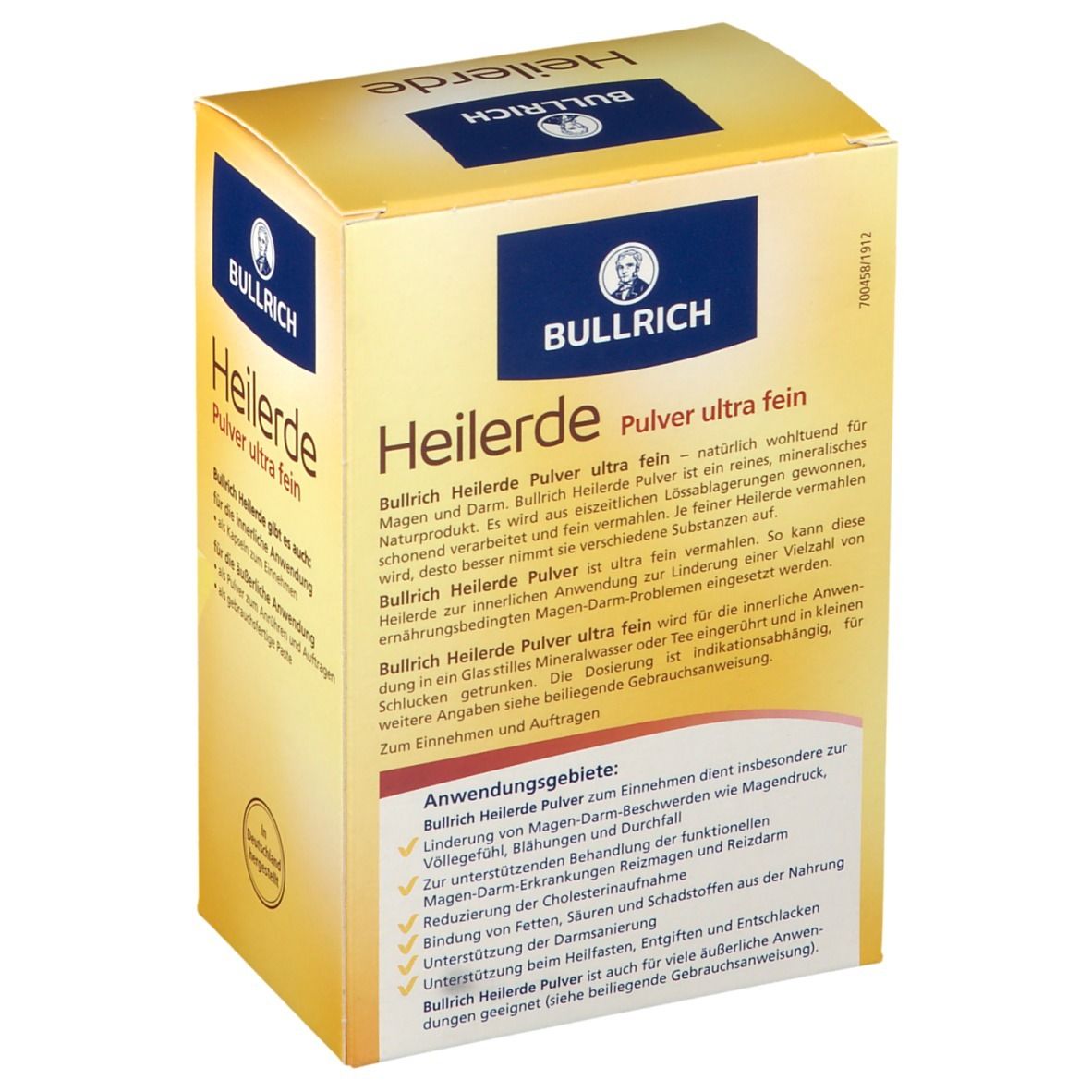 Bullrich Heilerde Pulver ultra fein