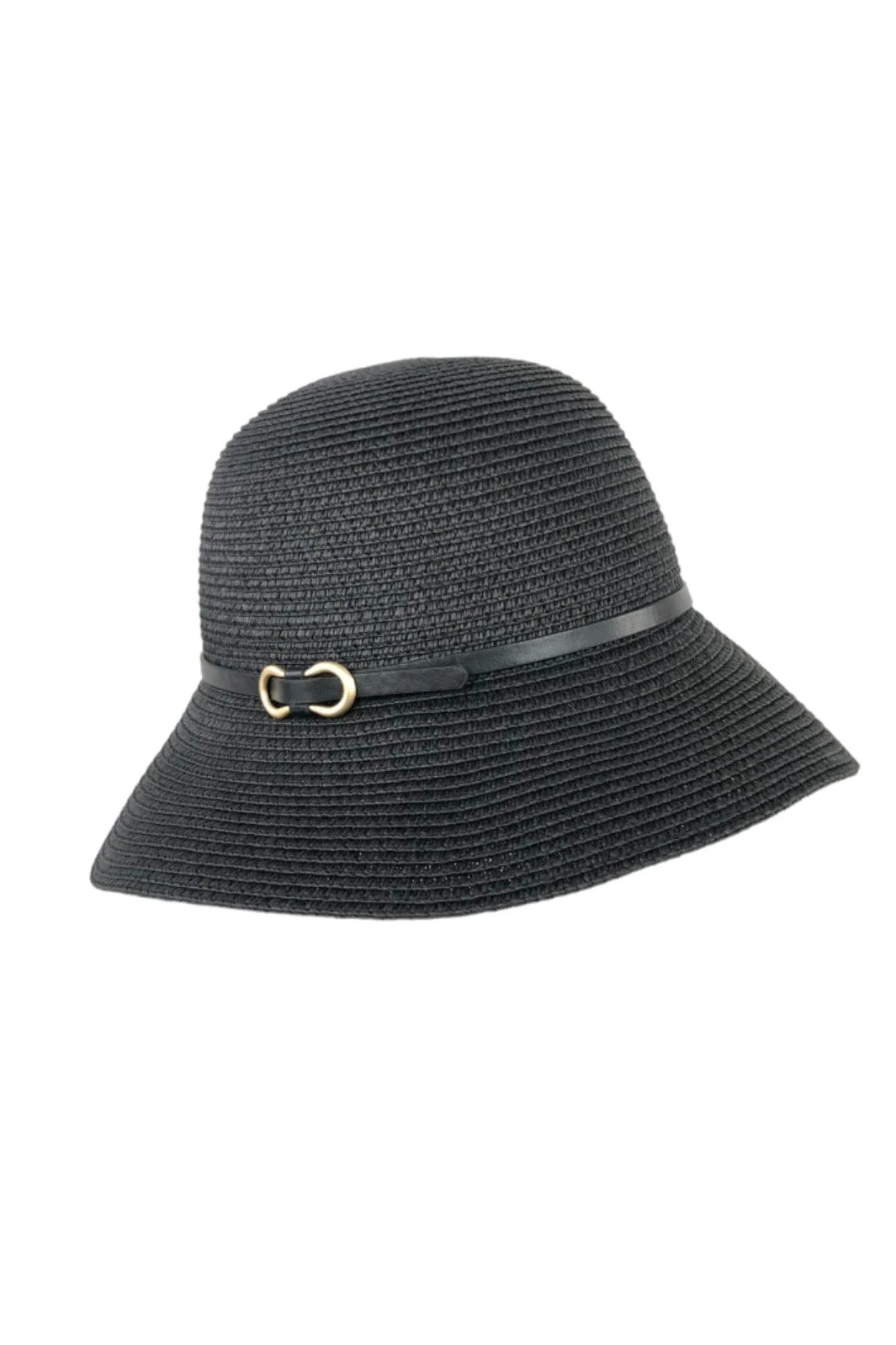 Anobel Copenhagen Cloche Hat With Straps P60555 black