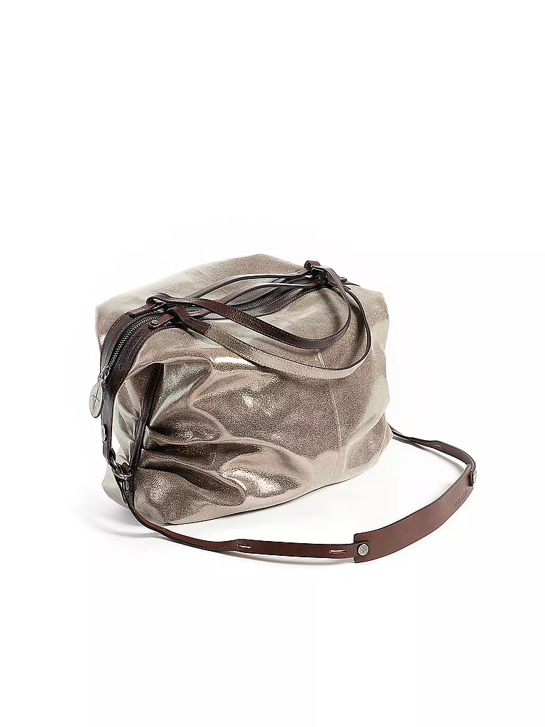 INA KENT Ledertasche - Henkeltasche DELA EDEN ED. 1 silber