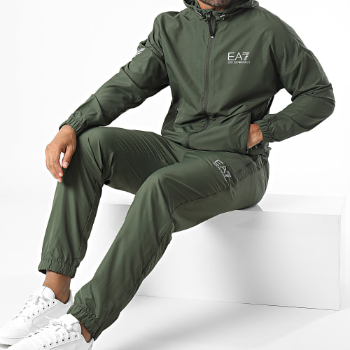 Ensemble De Survetement 8NPV08-PN4HZ Vert Kaki Réfléchissant