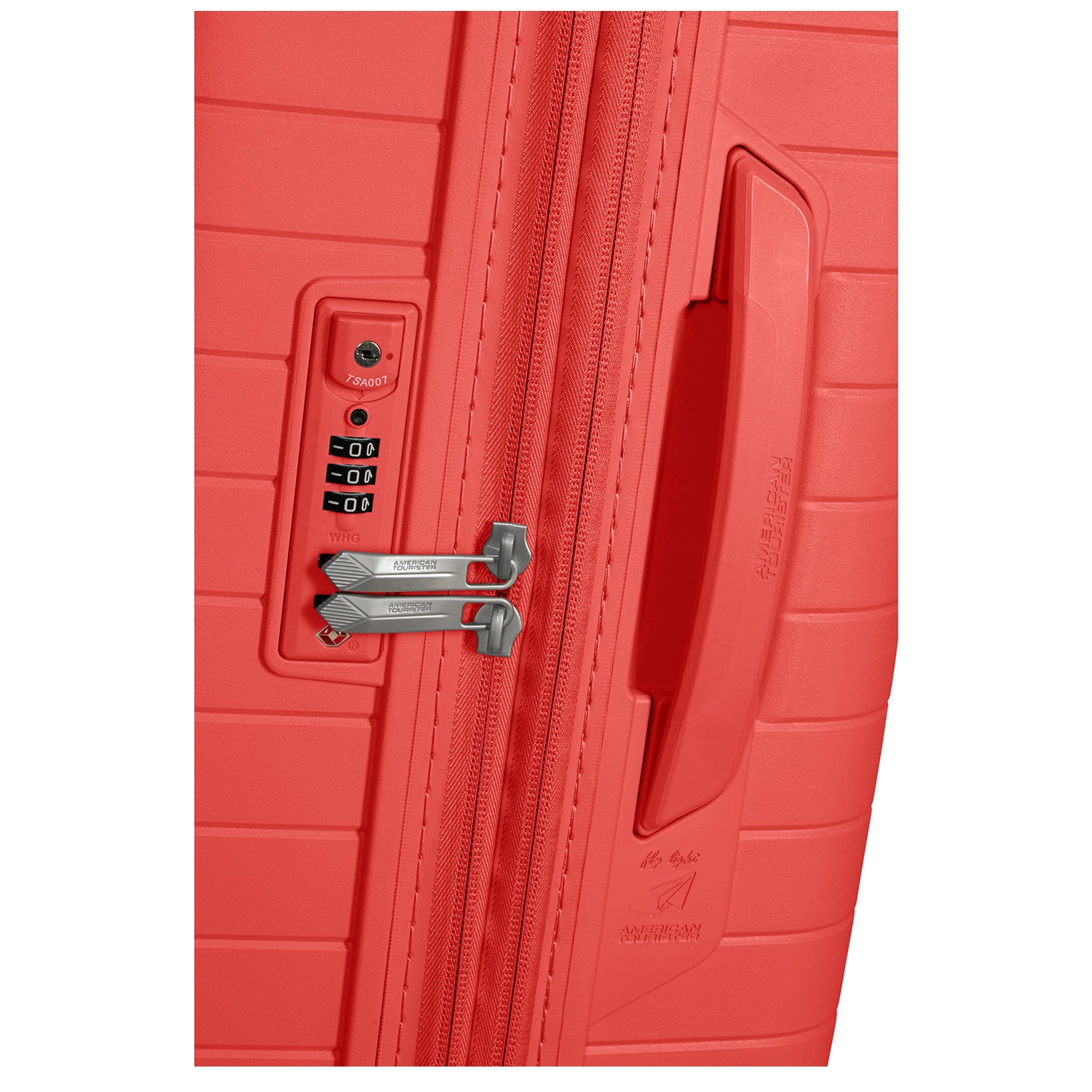 American Tourister Fastforward Spinner 78 EXP Sunset Coral