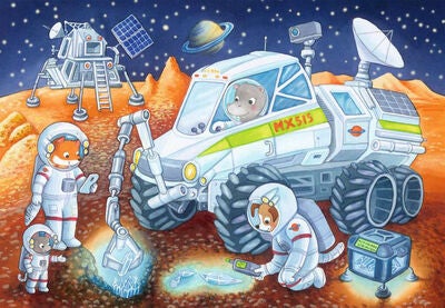 Ravensburger Puslespill Journey through space 2x24 Brikker