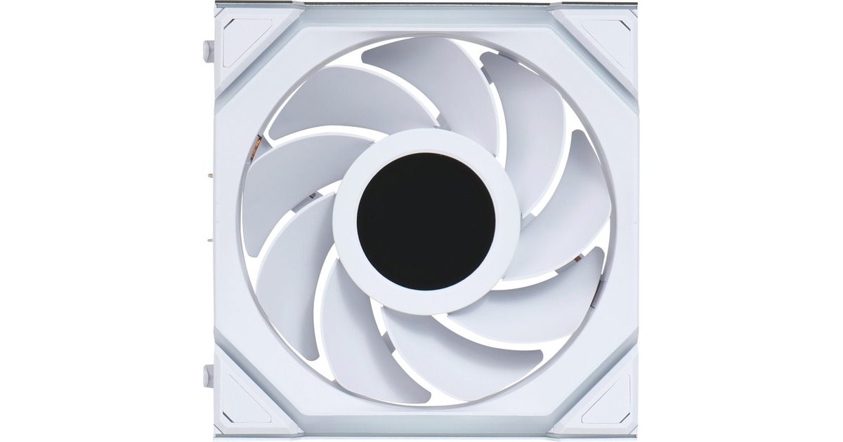 Lian LiUNI FAN SL120 LCD Wireless RGB case fans  (Wit, 3 stuks, 120 x 124.5 x 28 mm, PWM)