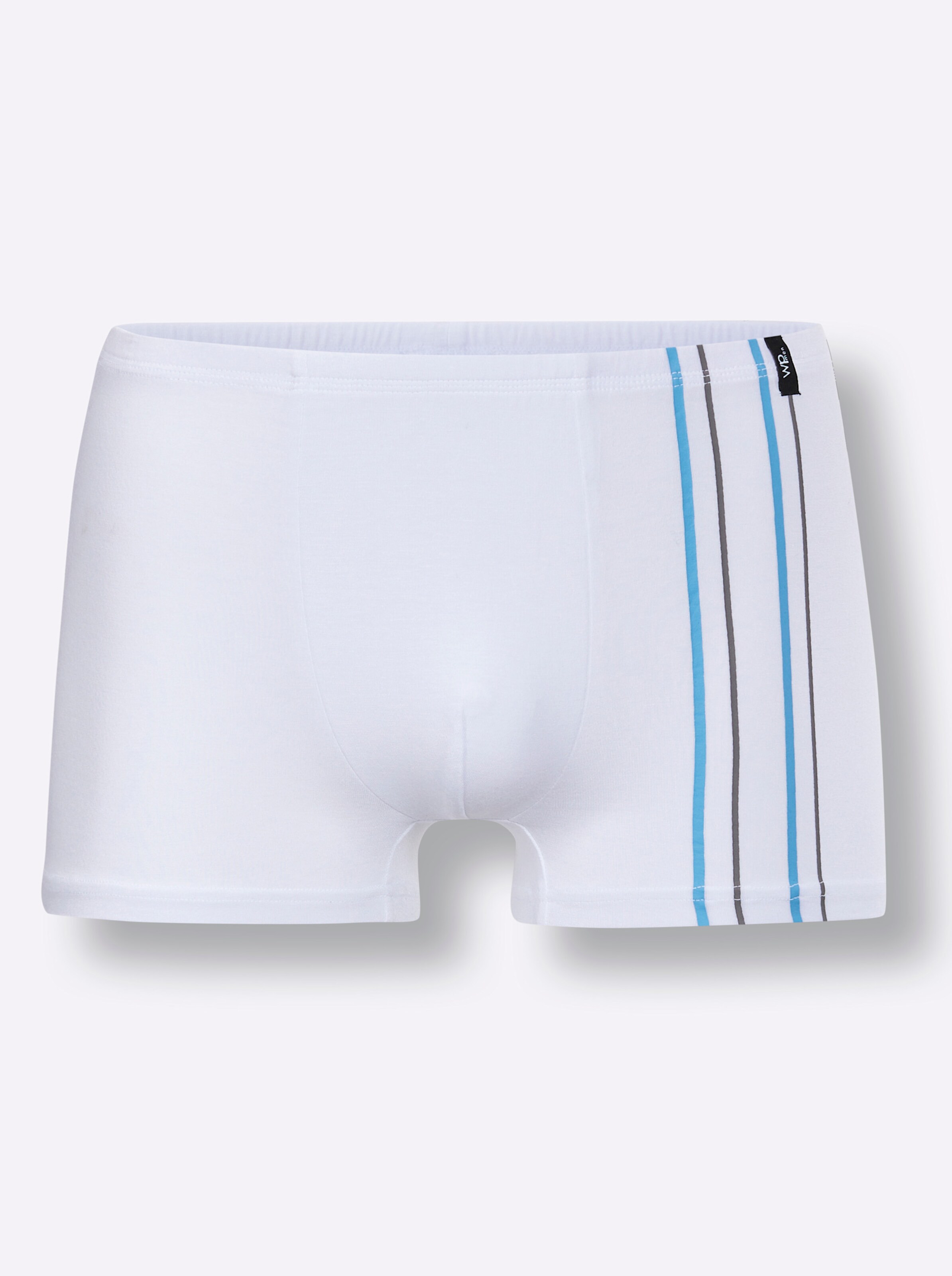 wäschepur men Pants in weiß-aqua