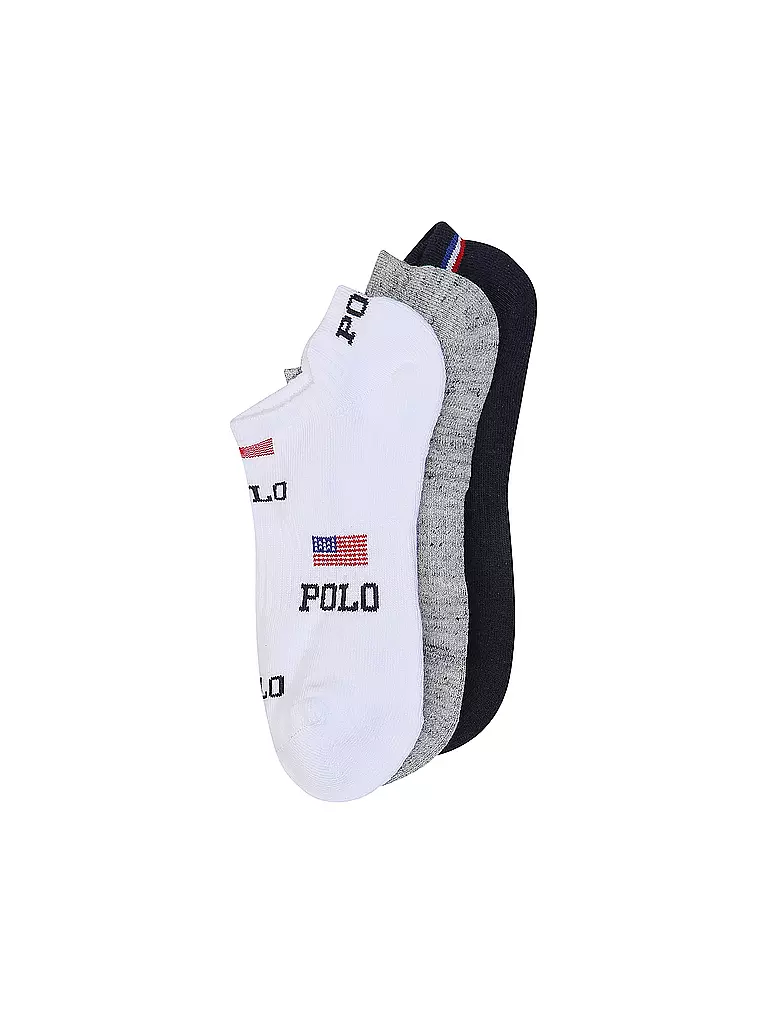 POLO RALPH LAUREN Sneaker Socken 3er Pkg Allover  weiss