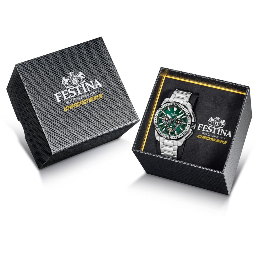 Festina Chrono Bike 2025 Grün / Silber
